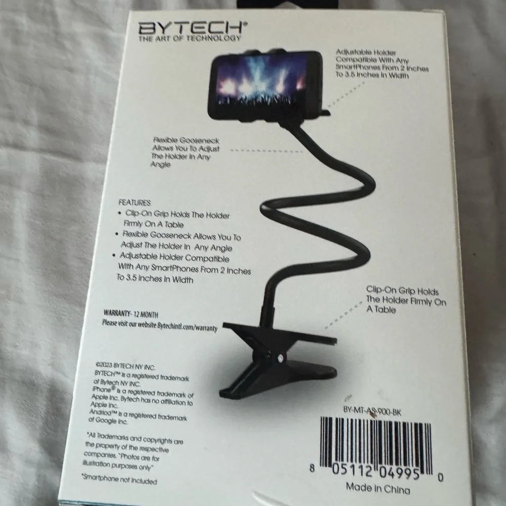 Bytech  Black Smartphone Holder
